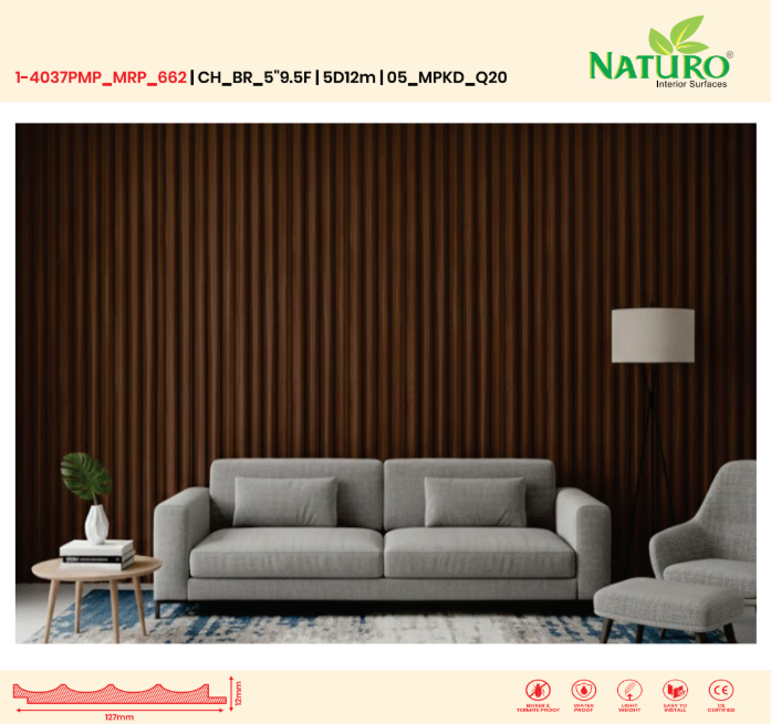 5D12m Charcoal Panels