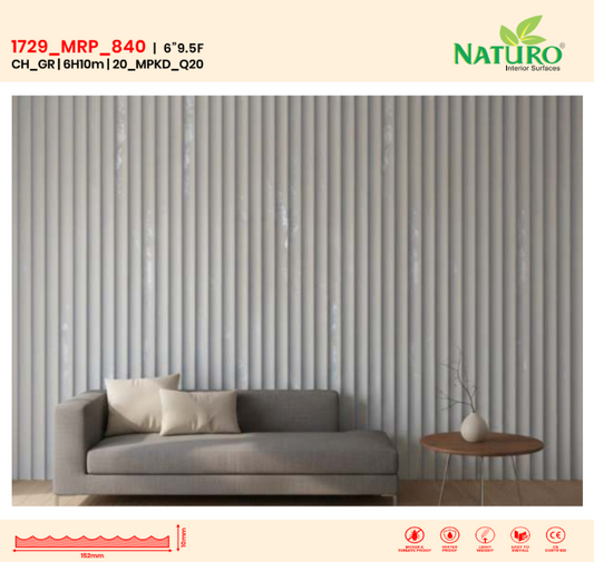 6H10m Charcoal Panels