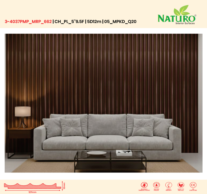 5D12m Charcoal Panels