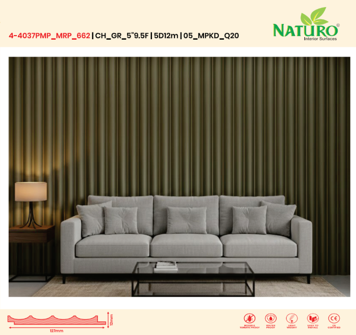 5D12m Charcoal Panels