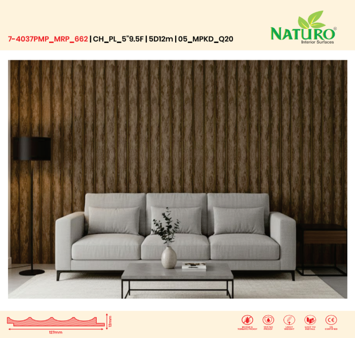 5D12m Charcoal Panels