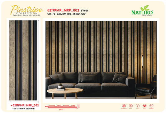 Naturo Surfaces 5AA Charcoal Wall Panel in Purple of 12mm thickness (6217PMP)
