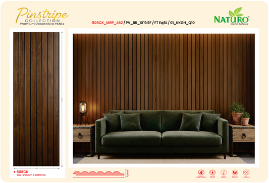 Flutted Symmetrical PVC Panels (FT_Eq)